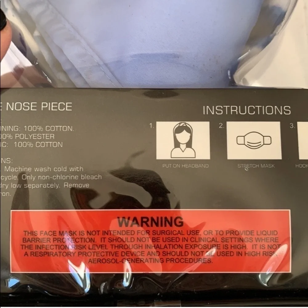 French Connection Face Mask Set
